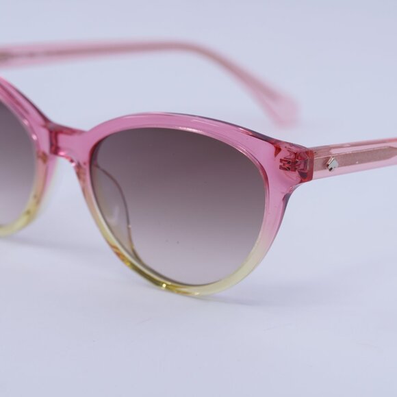 Kate Spade ADELINE/G/S 0GVZ HA Sunglasses Pink Cat Eye Frame, Pink Lenses main image 6